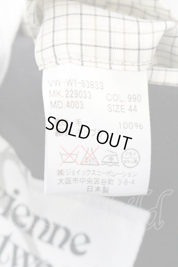 画像6: ヴィヴィアンウエストウッド MAN 中古 / ヒストリカルメルトンコート 44 ブラック  O-24-11-17-084-co-YM-OS (6)