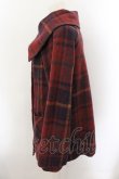 画像2: ヴィヴィアンウエストウッド 中古 / タータンチェックミントカラーコート 1 レッドｘネイビー  O-24-11-17-089-co-YM-OS (2)