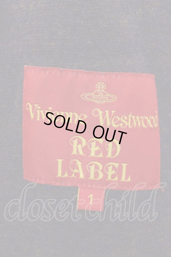 画像4: ヴィヴィアンウエストウッド 中古 / タータンチェックミントカラーコート 1 レッドｘネイビー  O-24-11-17-089-co-YM-OS (4)