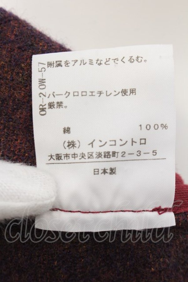 画像5: ヴィヴィアンウエストウッド 中古 / タータンチェックミントカラーコート 1 レッドｘネイビー  O-24-11-17-089-co-YM-OS (5)