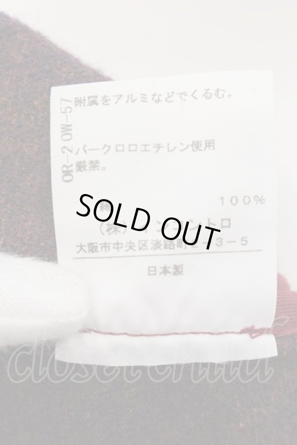 画像5: ヴィヴィアンウエストウッド 中古 / タータンチェックミントカラーコート 1 レッドｘネイビー  O-24-11-17-089-co-YM-OS (5)