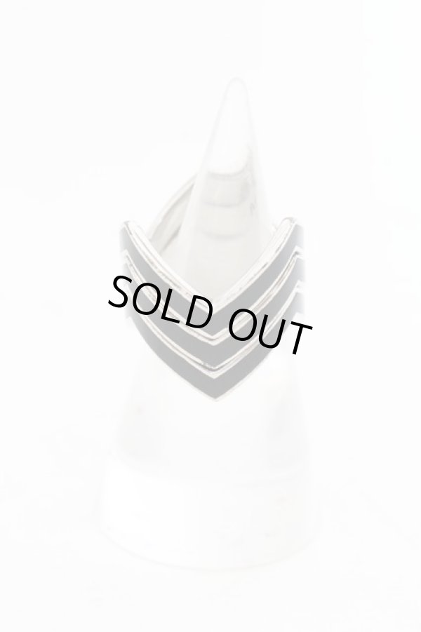 画像3: ヴィヴィアンウエストウッド 中古 / ファリンドントリプルリング 16号(3連着用時) シルバーxブラック  O-24-11-17-095-rg-YM-OS (3)