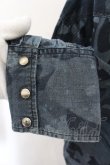 画像3: ANGLOMANIA 中古 / カモフラージュデニムシャツ XS インディゴ  O-24-11-17-016-bl-IG-OS (3)