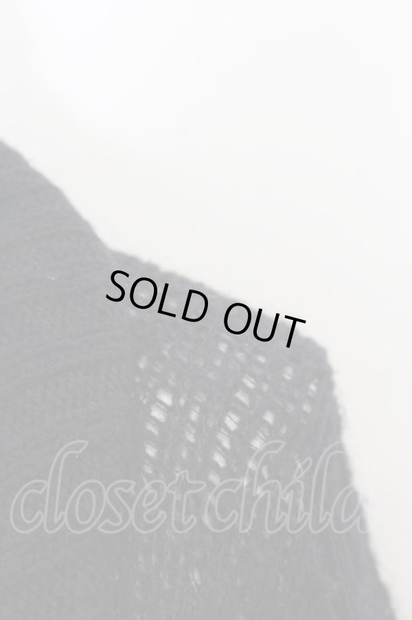 画像2: ヴィヴィアンウエストウッド 中古 / ダメージローゲージニット 2 ブラック  O-24-11-17-017-to-IG-OS (2)