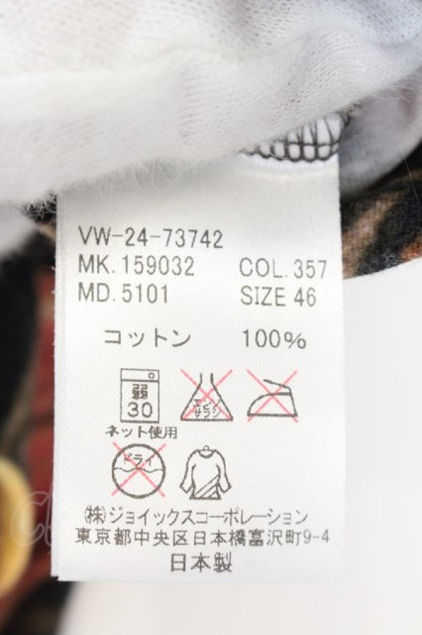 画像4: ヴィヴィアンウエストウッド MAN 中古 / ボタニカルTシャツ 46 ブラック  O-24-11-17-019-ts-YM-ZI (4)