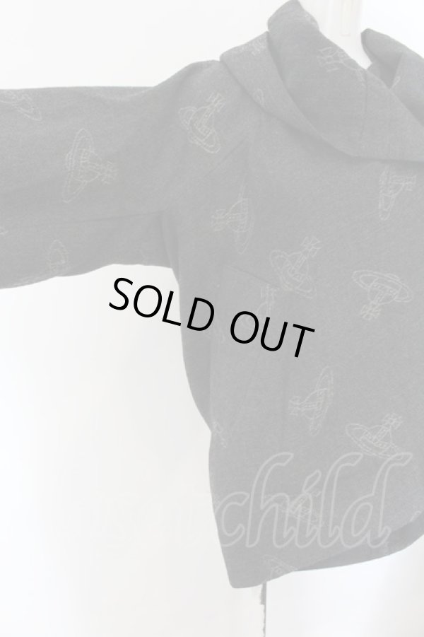 画像7: ヴィヴィアンウエストウッド 中古 / オーブ柄変形ジャケット 2 グレー  O-24-11-24-017-jc-IG-OS (7)