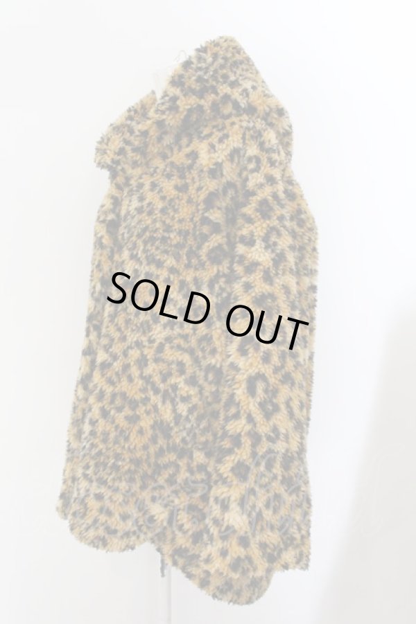 画像4: ヴィヴィアンウエストウッド 中古 / レオパードフードボアコート 00 ブラウン  O-24-11-24-018-co-YM-OS (4)