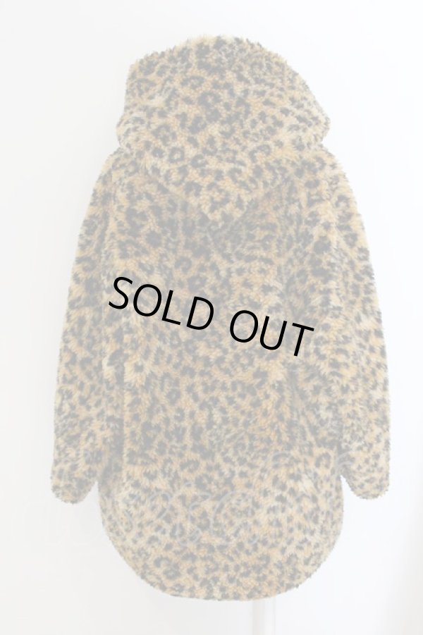 画像5: ヴィヴィアンウエストウッド 中古 / レオパードフードボアコート 00 ブラウン  O-24-11-24-018-co-YM-OS (5)