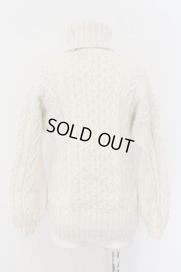 画像4: ヴィヴィアンウエストウッド 中古 / ステッチオーブハイネックセーター 00 オフホワイト  O-24-11-24-028-to-IG-OS (4)