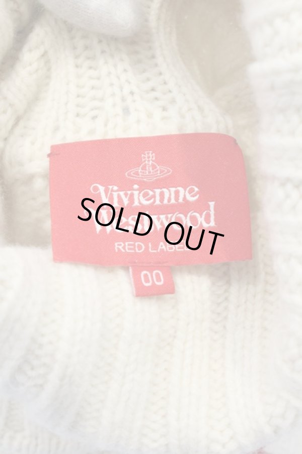 画像5: ヴィヴィアンウエストウッド 中古 / ステッチオーブハイネックセーター 00 オフホワイト  O-24-11-24-028-to-IG-OS (5)