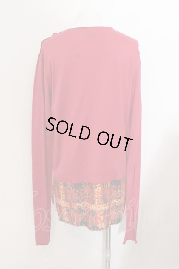 画像3: ヴィヴィアンウエストウッド MAN 中古 / /モザイクチェック切替アロービーズカットソー S ピンク  O-24-11-24-003-to-IG-ZH (3)