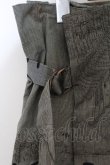 画像2: ヴィヴィアンウエストウッド 中古 / Chinese Drawing ラップスカート 38 グレー×カーキベージュ  O-24-11-24-037-sk-IG-OS (2)