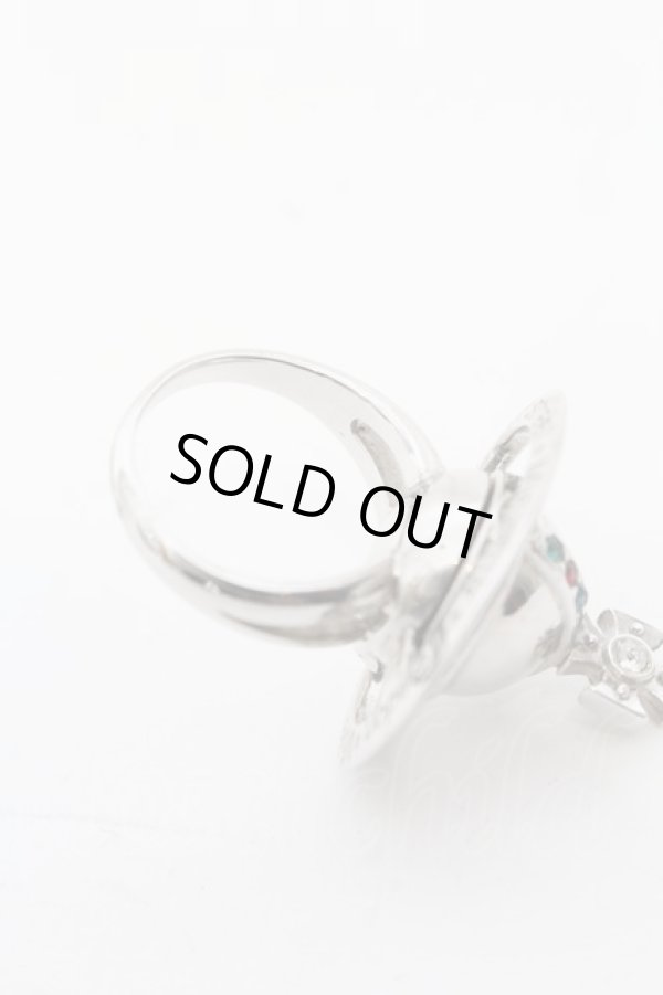 画像6: ヴィヴィアンウエストウッド 中古 / NEW ORB POISON RING XS 約10号 シルバー  O-24-11-24-047-rg-IG-OS (6)