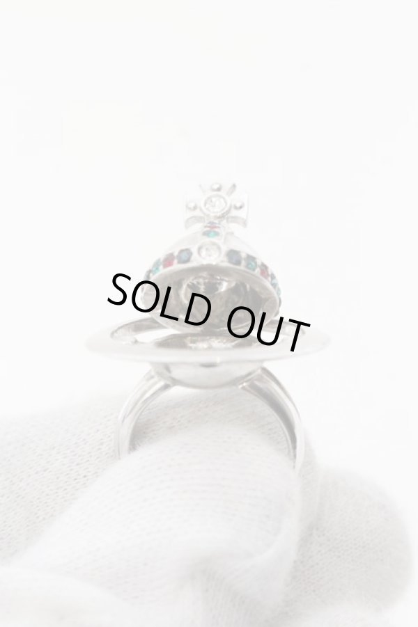 画像9: ヴィヴィアンウエストウッド 中古 / NEW ORB POISON RING XS 約10号 シルバー  O-24-11-24-047-rg-IG-OS (9)