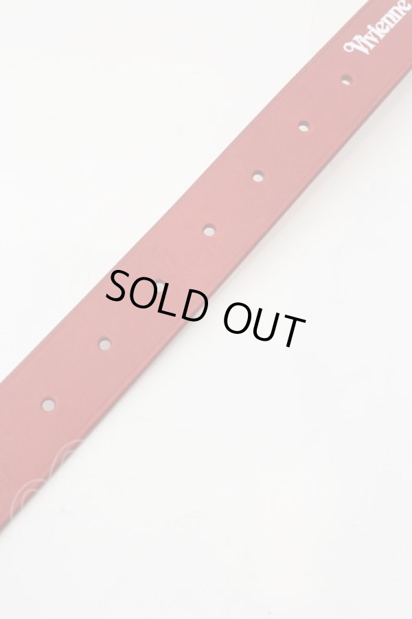 画像5: ヴィヴィアンウエストウッド MAN 中古 / BELTS ROLLER BUCKLE PALLADIO B  レッド  O-24-11-24-048-gd-IG-ZH (5)