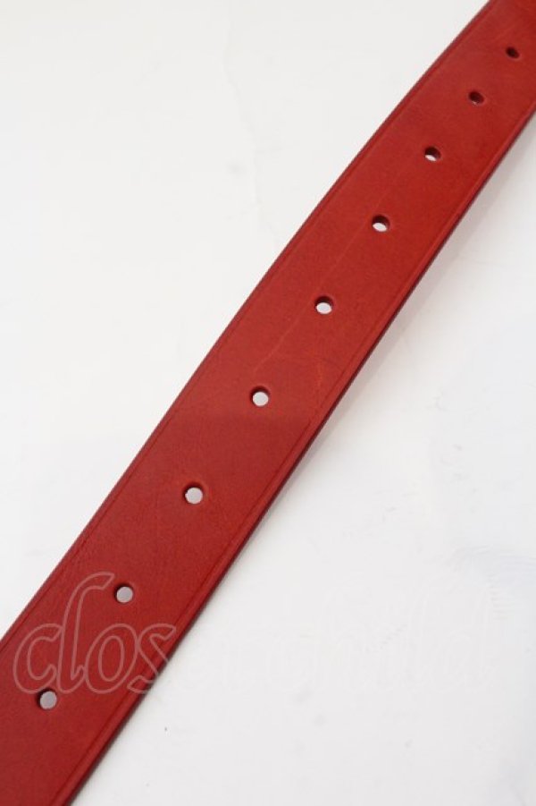 画像6: ヴィヴィアンウエストウッド MAN 中古 / BELTS ROLLER BUCKLE PALLADIO B  レッド  O-24-11-24-048-gd-IG-OS (6)