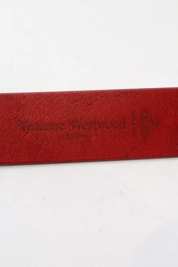 画像10: ヴィヴィアンウエストウッド MAN 中古 / BELTS ROLLER BUCKLE PALLADIO B  レッド  O-24-11-24-048-gd-IG-OS (10)
