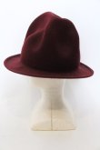 画像2: Worlds End 中古 / マウンテンハット  ボルドー  O-24-11-24-057-ha-IG-OS (2)