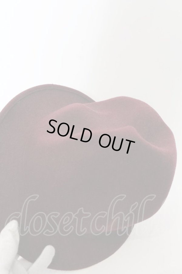 画像6: Worlds End 中古 / マウンテンハット  ボルドー  O-24-11-24-057-ha-IG-OS (6)