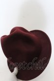 画像7: Worlds End 中古 / マウンテンハット  ボルドー  O-24-11-24-057-ha-IG-OS (7)
