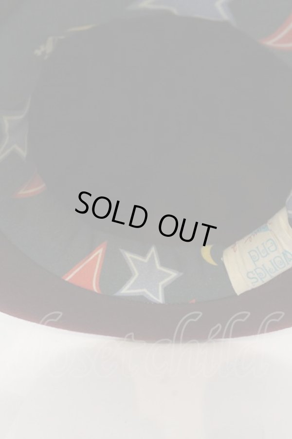 画像10: Worlds End 中古 / マウンテンハット  ボルドー  O-24-11-24-057-ha-IG-OS (10)