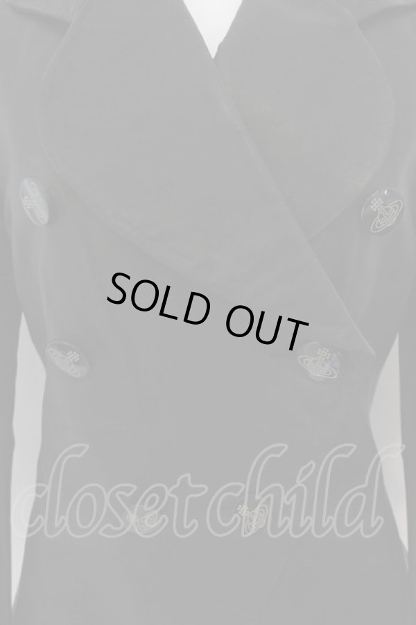 画像2: ヴィヴィアンウエストウッド 中古 / 山羊革レザージャケット 2 ブラック  O-24-11-24-011-jc-IG-ZH (2)