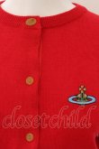 画像2: ヴィヴィアンウエストウッド 中古 / カラーオーブ刺繍カーディガン M レッド  O-24-12-22-018-to-YM-OS (2)