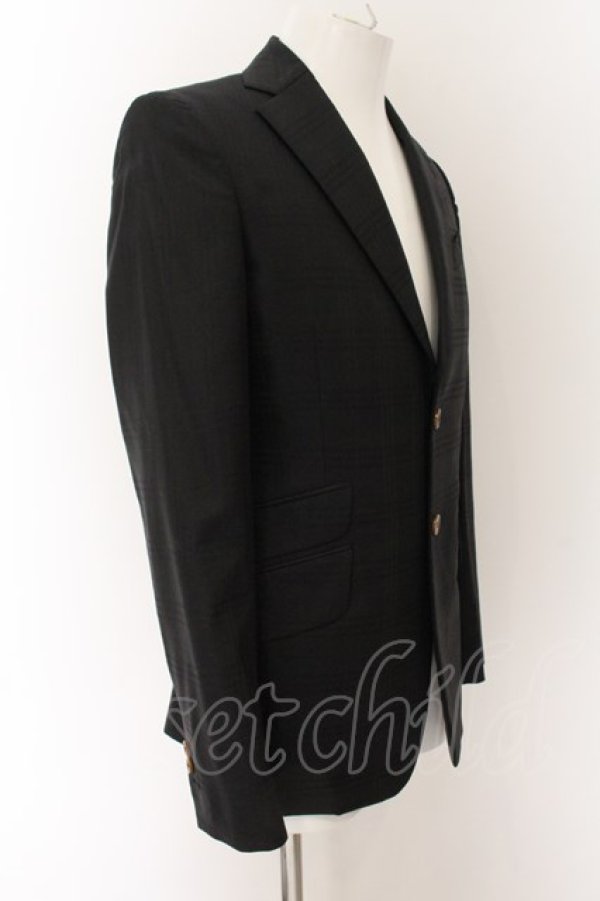 画像4: ヴィヴィアンウエストウッド MAN 中古 / シャドーチェク2Bテーラードジャケット 44 ブラック  O-24-12-22-025-jc-YM-ZH (4)