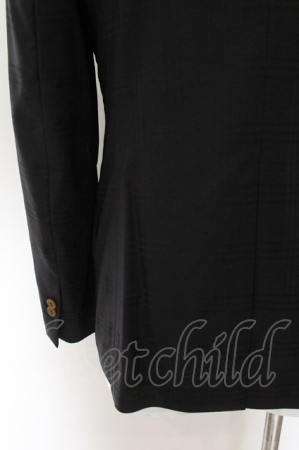 画像6: ヴィヴィアンウエストウッド MAN 中古 / シャドーチェク2Bテーラードジャケット 44 ブラック  O-24-12-22-025-jc-YM-ZH (6)