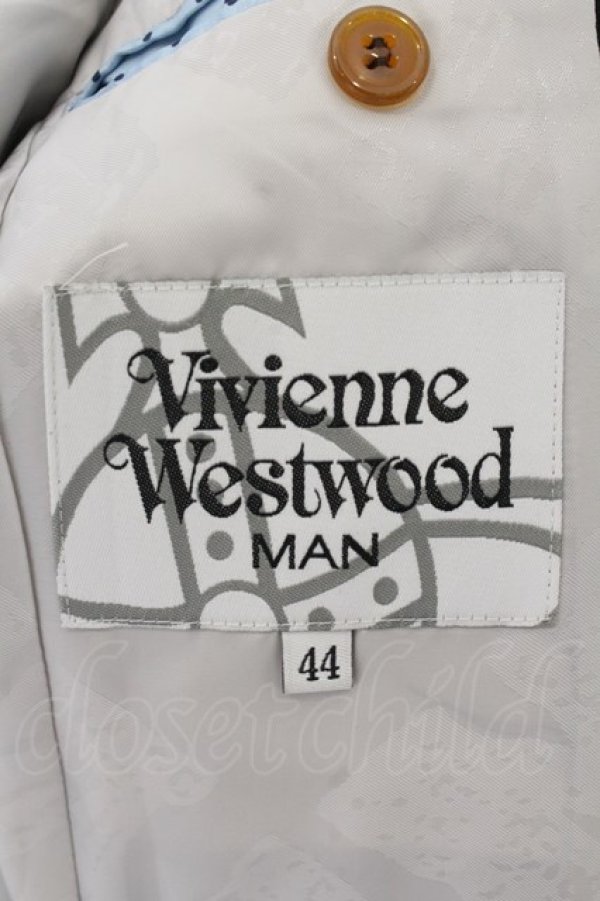 画像7: ヴィヴィアンウエストウッド MAN 中古 / シャドーチェク2Bテーラードジャケット 44 ブラック  O-24-12-22-025-jc-YM-ZH (7)