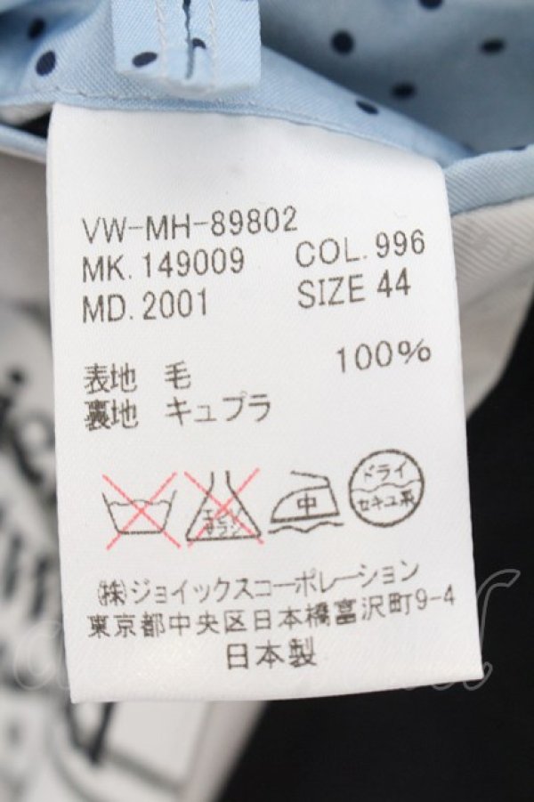 画像8: ヴィヴィアンウエストウッド MAN 中古 / シャドーチェク2Bテーラードジャケット 44 ブラック  O-24-12-22-025-jc-YM-ZH (8)