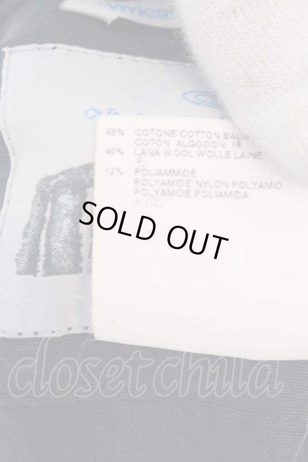 画像9: ヴィヴィアンウエストウッド MAN 中古 / スタンドネックシャイニーフィールドジャケット 48 ネイビー  O-24-12-22-027-bl-YM-OS (9)