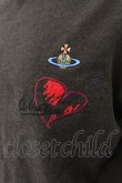 画像2: ヴィヴィアンウエストウッド 中古 / WING HEART 刺繍ニットソー L カーキ  O-24-12-22-041-to-YM-OS (2)
