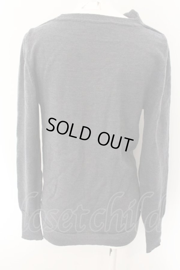 画像4: ヴィヴィアンウエストウッド 中古 / VEGETABLE OYE メッシュデコルテニットソー M グレー  O-24-12-22-042-to-YM-OS (4)