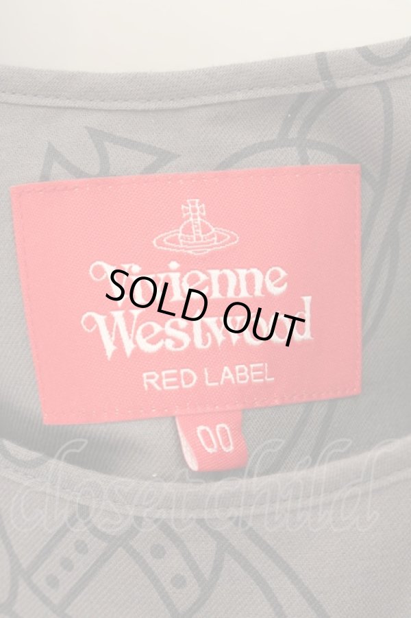 画像3: ヴィヴィアンウエストウッド 中古 / 綿ウールビエラアルマジロジャンパースカート 00 グレーｘブラック  O-24-12-22-046-op-YM-OS (3)