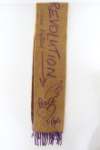 画像3: ヴィヴィアンウエストウッド 中古 / CLIMATE REVOLUTION SCARF マフラー  パープルｘブラウン  O-24-12-22-051-gd-YM-OS (3)