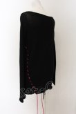 画像4: ヴィヴィアンウエストウッド 中古 / レースアップニットソー 2 ブラックｘピンク  O-24-12-22-005-ts-YM-OS (4)