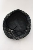 画像4: ヴィヴィアンウエストウッド 中古 / クロックptタータンチェックベレー帽 M グリーン  O-24-12-22-066-ha-IG-OS (4)
