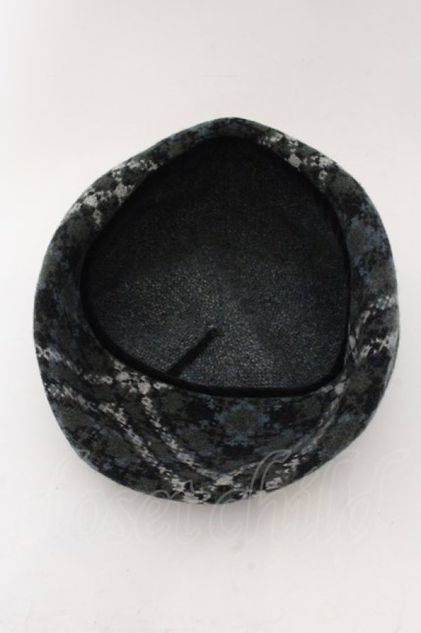 画像4: ヴィヴィアンウエストウッド 中古 / クロックptタータンチェックベレー帽 M グリーン  O-24-12-22-066-ha-IG-OS (4)