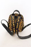 画像3: ヴィヴィアンウエストウッド 中古 / ANNIE MINI BACKPACK  イエロー×パープルレオパード  O-24-12-22-070-ba-IG-ZY (3)