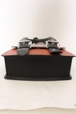 画像4: ヴィヴィアンウエストウッド 中古 / ALEXハンドバッグ 24×28.5×9.cm ブラウン×グレー  O-24-12-22-071-ba-IG-OS (4)