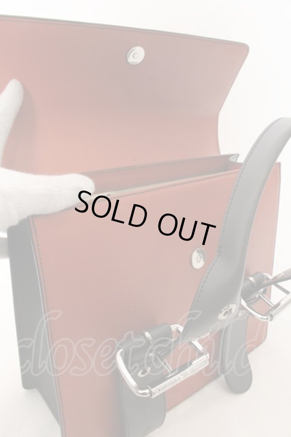 画像5: ヴィヴィアンウエストウッド 中古 / ALEXハンドバッグ 24×28.5×9.cm ブラウン×グレー  O-24-12-22-071-ba-IG-OS (5)