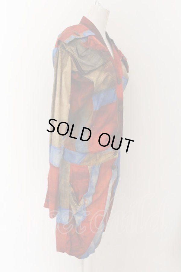 画像3: ヴィヴィアンウエストウッド 中古 / ユニオンジャックジャンプスーツ OS マルチ  O-24-12-22-007-op-IG-OS (3)