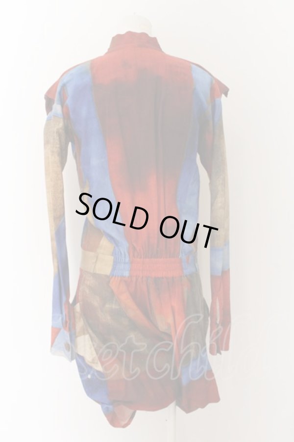 画像4: ヴィヴィアンウエストウッド 中古 / ユニオンジャックジャンプスーツ OS マルチ  O-24-12-22-007-op-IG-OS (4)