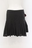 画像3: ヴィヴィアンウエストウッド 中古 / コットンツイルベルトラップスカート 2 ブラック  O-25-01-12-018-sk-YM-OS (3)