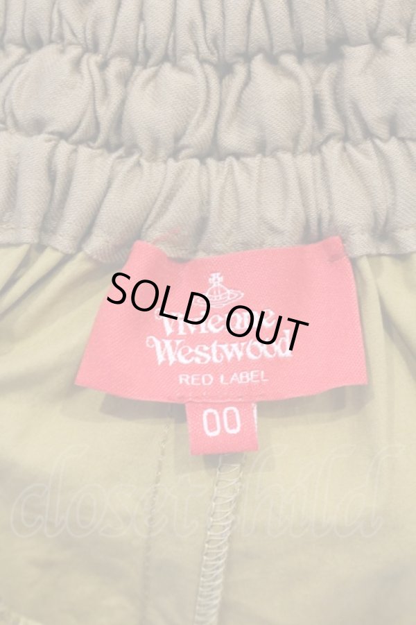 画像4: ヴィヴィアンウエストウッド 中古 / コットンツイルワイドパンツ 00 マスタード  O-25-01-12-019-pa-YM-ZI (4)