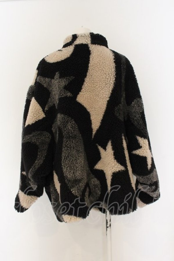 画像4: ヴィヴィアンウエストウッド 中古 / リサイクルポリエステルサーカス柄ボアブルゾン 00 マルチ  O-25-01-12-003-co-YM-ZH (4)