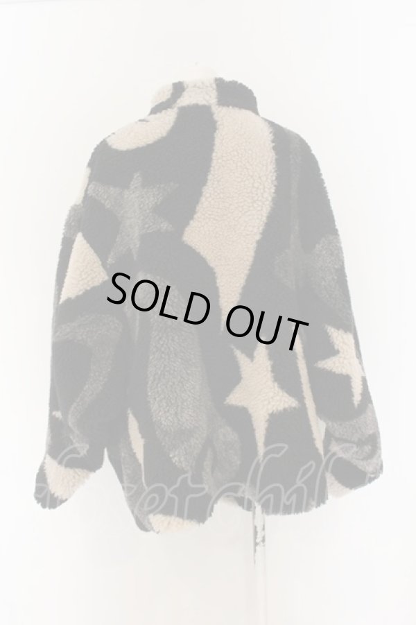 画像4: ヴィヴィアンウエストウッド 中古 / リサイクルポリエステルサーカス柄ボアブルゾン 00 マルチ  O-25-01-12-003-co-YM-ZH (4)