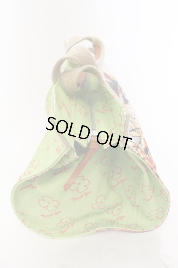 画像5: ヴィヴィアンウエストウッド 中古 / SNOWMAN キャンバスハンドバッグ  マルチ  O-25-01-12-025-ba-YM-ZH (5)