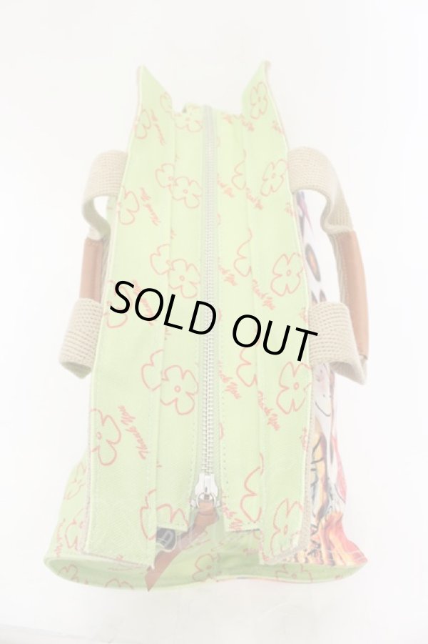 画像9: ヴィヴィアンウエストウッド 中古 / SNOWMAN キャンバスハンドバッグ  マルチ  O-25-01-12-025-ba-YM-ZH (9)